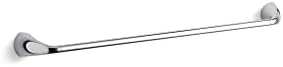 OHLER Alteo 24-Inch Bathroom Towel-Bar Rack, Polished Chrome, K-37051-CP 6 OHLER Alteo 24-Inch Bathroom Towel-Bar Rack, Polished Chrome, K-37051-CP - Image 6