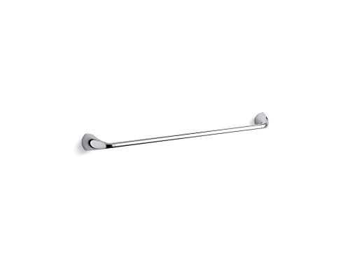 OHLER Alteo 24-Inch Bathroom Towel-Bar Rack, Polished Chrome, K-37051-CP 1 OHLER Alteo 24-Inch Bathroom Towel-Bar Rack, Polished Chrome, K-37051-CP
