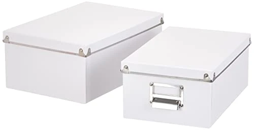 Zeller 17951 5-Piece Box Set Cardboard, White 3 Zeller 17951 5-Piece Box Set Cardboard, White - Image 3