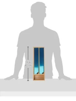 Zeller 25315 Storage Box For Tin Foil/Cling Film With Cutter L 39.5 X W 13 X H 5.4 Cm Bamboo/Stainless Steel -GENERIC Shop 21FStcvbJpL