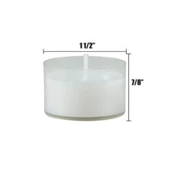 Stonebriar 96 Pack Unscented 6 To 7 Hour Extended Burn Time Clear Cup Tea Light Candles,White 11 Stonebriar 96 Pack Unscented 6 To 7 Hour Extended Burn Time Clear Cup Tea Light Candles,White -GENERIC Shop 21L7FSO6WfS
