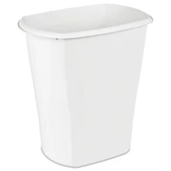 Sterilite 10538006 10 Gallon Rectangular Wastebasket, White, 6-Pack -GENERIC Shop 21OJ0Br14WL