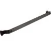Farmhouse Towel Rack For Bathroom - Handcrafted Wrought Iron Kitchen Towel Bar Straight Wall Mount Rod - Matte Black Towel Hanger For Home Or Office - 17" Rack Fits 14" Towels (Medium)