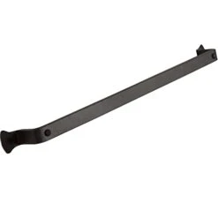 Farmhouse Towel Rack For Bathroom - Handcrafted Wrought Iron Kitchen Towel Bar Straight Wall Mount Rod - Matte Black Towel Hanger For Home Or Office - 17" Rack Fits 14" Towels (Medium)