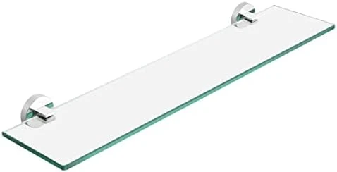 16-Inch Glass Shelves For Bathroom, Bathroom Shelf Tempered Glass 2 Pack Wall Mount SUS 304 Stainless Steel Brushed Finish, A2022S41-2-C1 13 16-Inch Glass Shelves For Bathroom, Bathroom Shelf Tempered Glass 2 Pack Wall Mount SUS 304 Stainless Steel Brushed Finish, A2022S41-2-C1 - Image 13