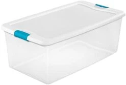 Sterilite 32-Quart Clear Stackable Latching Storage Box Container (24 Pack) 24 Sterilite 32-Quart Clear Stackable Latching Storage Box Container (24 Pack) -GENERIC Shop 21YX4pgKKHL. AC