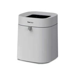 TOWNEW T Air Lite (T02B White) Auto Sealing & Self-Changing 4.4-Gallon Smart Trash Can With Open Top Barrel, Small -GENERIC Shop 21Yf8L9ftGL