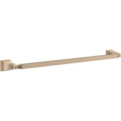 Elta Faucet 75124-CZ Dryden Wall Mounted 24" Towel Bar In Champagne Bronze, Bath Accessories, Bathroom Accessories