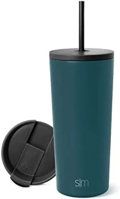 Simple Modern Insulated Tumbler With Lid And Straw | Iced Coffee Cup Reusable Stainless Steel Water Bottle Travel Mug | Gifts For Women Men Her Him | Classic Collection | 20oz | Sweet Taffy -GENERIC Shop 21g0bfbyFKL. AC