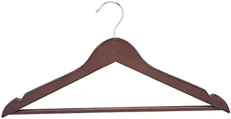 Amazon Basics Wood Suit Clothes Hangers - Natural, 20-Pack 13 Amazon Basics Wood Suit Clothes Hangers - Natural, 20-Pack - Image 13