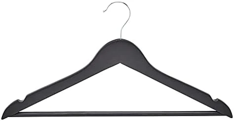 Amazon Basics Wood Suit Clothes Hangers - Natural, 20-Pack 8 Amazon Basics Wood Suit Clothes Hangers - Natural, 20-Pack - Image 8