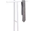 Kings Brand Furniture - Meadut Metal Suit Wardrobe Valet Stand, White