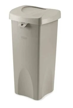 Rubbermaid Commercial Products Untouchable Trash/Recycling Swing Lid, Beige, Compatible With 23-Gallon Untouchable Containers -GENERIC Shop 21rEy2s5OGL