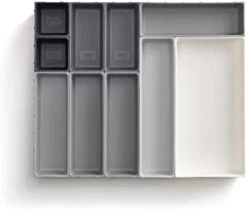 Joseph Joseph Blox 7 Piece Plastic Storage Trays Cosmetics, Stationary, Utensils Drawer Organizer Grey -GENERIC Shop 21tclwOu8yL. AC