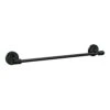 Moen DN0718BL Iso Collection 18-Inch Single -Towel Bar, Matte Black