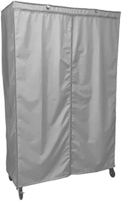 Formosa Covers | The Original Storage Shelving Unit Cover, Keep Garage, Closet, Medical Office, Kitchen, Yard Neat | Wire Steel Metal Shelf Accessories Fits Racks 48" W X 24 D X 72H (Cover Only Grey) -GENERIC Shop 310Uop18e2L. AC