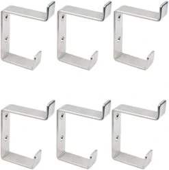 Piffny Robe & Towel Hook, 6 Pack Heavy Duty Stainless Steel Outdoor Wall Hooks For Hanging Towel, Coat, Backpack, Keys, Etc (Modern Industrial) -GENERIC Shop 310mi0vhSKL. AC