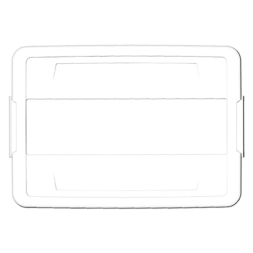 Cetomo 65L*4 Plastic Storage Box, Tote Box,Organizing Container With Durable Lid And Secure Latching Buckles, Stackable And Nestable, 4Pack, Gray With Buckle 5 Cetomo 65L*4 Plastic Storage Box, Tote Box,Organizing Container With Durable Lid And Secure Latching Buckles, Stackable And Nestable, 4Pack, Gray With Buckle - Image 5