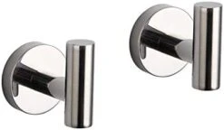 GERZWY Bathroom Matte Black Coat Hook SUS 304 Stainless Steel Single Towel/Robe Clothes Hook For Bath Kitchen Contemporary Hotel Style Wall Mounted 2 Pack AG1107B-BK -GENERIC Shop 312PxBNbw4L. AC