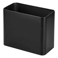 MDesign Deep Steel Floor Stand Toilet Paper Organizer, 4-Roll Tissue Storage Holder Container Bin For Bathroom, Fits Under Sink, Vanity, Shelf, In Cabinet, Or Corner, Mirri Collection - Matte Black -GENERIC Shop 313rZaiWpdL