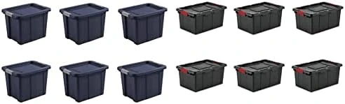 Sterilite 18 Gal. Latching Tuff1 Totes, 18 Gallon, Dark Indigo, 6 Count 7 Sterilite 18 Gal. Latching Tuff1 Totes, 18 Gallon, Dark Indigo, 6 Count - Image 7