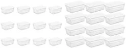 Sterilite 19608006 41 Quart/39 Liter Underbed Storage Box, Clear With White Lid, 6-Pack -GENERIC Shop 315GoOe4frL. AC 1