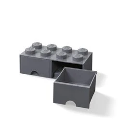 Room Copenhagen Lego Brick 8 Knobs, 2 Drawers, Stackable Storage Box, 9.4 L, Dark Stone Grey, One Size 7 Room Copenhagen Lego Brick 8 Knobs, 2 Drawers, Stackable Storage Box, 9.4 L, Dark Stone Grey, One Size -GENERIC Shop 315xQLVm7ZL