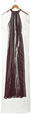 50 Pack Clear Plastic Garment Bags For Hanging Clothes, Dry Cleaner Bag Clothing Protector Covers (21 X 40 In), Normal 7 50 Pack Clear Plastic Garment Bags For Hanging Clothes, Dry Cleaner Bag Clothing Protector Covers (21 X 40 In), Normal - Image 7