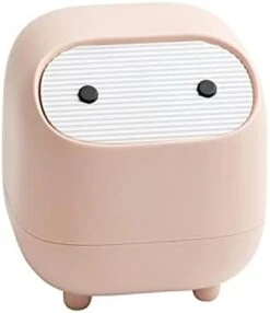 AnyCar Cute Mini Ninja Desktop Trash Can Double Press Trash Can With Lid Suitable For Office Bedroom Trash Can -GENERIC Shop 316CucRg0pS. AC