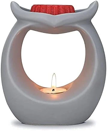 STAR MOON Wax Burner Essential Oil Burner Tart Warmer Ceramic Tealight Candle Holder Candle Warmer For Christmas Decoration, Home Décor For Living Room Bedroom Golden Christmas Tree 6 STAR MOON Wax Burner Essential Oil Burner Tart Warmer Ceramic Tealight Candle Holder Candle Warmer For Christmas Decoration, Home Décor For Living Room Bedroom Golden Christmas Tree - Image 6