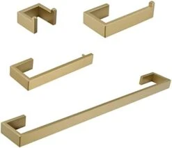 Four Piece Bathroom Accessories Set Stainless Steel Wall Mounted,Brushed Nickel Finished 23 Four Piece Bathroom Accessories Set Stainless Steel Wall Mounted,Brushed Nickel Finished -GENERIC Shop 317vVHQ2v L. AC