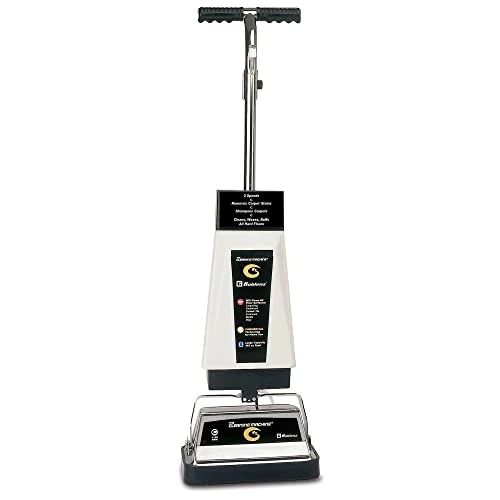 Koblenz Carpet Shampooer And Floor Polisher, 12" Carpet Cleaner With Scrubbing Brushes And Polishing Pads, 144 Ounce Tank, White/Black (P 2600A) 2 Koblenz Carpet Shampooer And Floor Polisher, 12" Carpet Cleaner With Scrubbing Brushes And Polishing Pads, 144 Ounce Tank, White/Black (P 2600A) - Image 2
