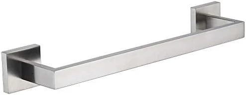 23.6 Inch Black Single Towel Bar Rack, SUS 304 Stainless Steel Bathroom Towel Bar Heavy Duty Towel Holder Kitchen Towel Rod, Wall Mount With Screws Towel Bar Rod Matte Black Finish 9 23.6 Inch Black Single Towel Bar Rack, SUS 304 Stainless Steel Bathroom Towel Bar Heavy Duty Towel Holder Kitchen Towel Rod, Wall Mount With Screws Towel Bar Rod Matte Black Finish - Image 9