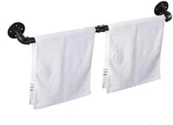 18 Inch Industrial Pipe Towel Bar, Elibbren Bathroom Hardware Towel Bar Accessory, DIY Wall Mount Bath Towel Rack Holder, 1 Pack -GENERIC Shop 31AZjY3slML. AC