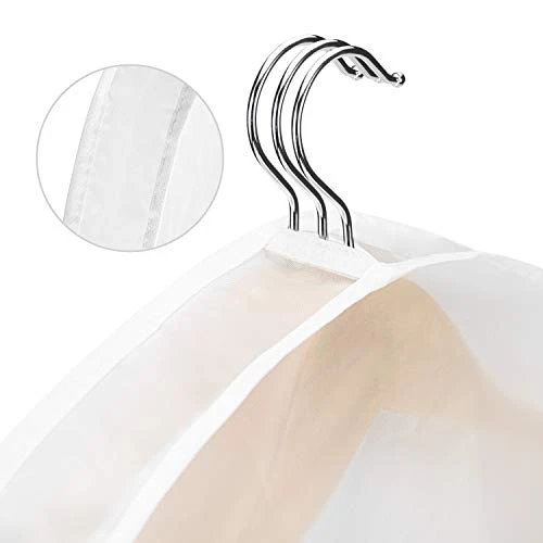 Foraineam 20 Pack Shoulder Covers Clothes Suit Protectors Breathable Garment Dust Covers For Suit, Coats, Jackets, Dress Closet Storage 4 Foraineam 20 Pack Shoulder Covers Clothes Suit Protectors Breathable Garment Dust Covers For Suit, Coats, Jackets, Dress Closet Storage - Image 4