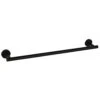 WY Bathroom Towel Bar 33" Stainless Steel Towel Bar Matte Black Contemporary Style Wall Mount For Bath Kitchen AG1101C85-BK