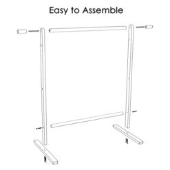 VOGUSLAND Dress Up Rack, Child Garment Rack, Kids Clothing Rack For Small Space (37.5" W X 17.5" D X 38.5" H) -GENERIC Shop 31EjnoiSr7L