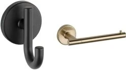 Delta Faucet 75935-BL Trinsic Robe Hook, Matte Black -GENERIC Shop 31F2p7OYm8L. AC