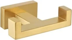 Angle Simple Double Towel Hook Matte Black, Stainless Steel Bathroom Towel Holder, Coat Robe Hook Wall Mount 17 Angle Simple Double Towel Hook Matte Black, Stainless Steel Bathroom Towel Holder, Coat Robe Hook Wall Mount -GENERIC Shop 31GKXE6QmL. AC