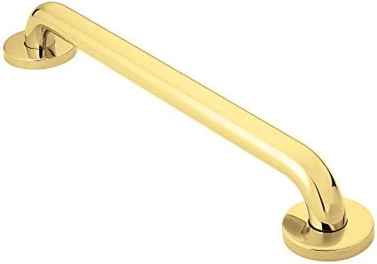 Moen R8712P 12-Inch Bathroom Grab Bar, Peened 6 Moen R8712P 12-Inch Bathroom Grab Bar, Peened - Image 6