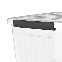 Cetomo 35L*3 Storage Box Storage Bin With Wheels Storage Container With Click Closure And Lid Stackable Transparent Organizer 10 Cetomo 35L*3 Storage Box Storage Bin With Wheels Storage Container With Click Closure And Lid Stackable Transparent Organizer -GENERIC Shop 31GhWLH30PL