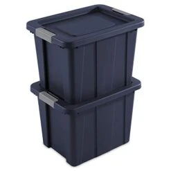 Sterilite 18 Gal. Latching Tuff1 Totes, 18 Gallon, Dark Indigo, 6 Count 12 Sterilite 18 Gal. Latching Tuff1 Totes, 18 Gallon, Dark Indigo, 6 Count -GENERIC Shop 31HmWJNVbFL