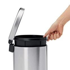 Simplehuman 4.5 Liter / 1.2 Gallon Round Bathroom Step Trash Can, Brushed Stainless Steel 9 Simplehuman 4.5 Liter / 1.2 Gallon Round Bathroom Step Trash Can, Brushed Stainless Steel -GENERIC Shop 31JZQWxf7vL