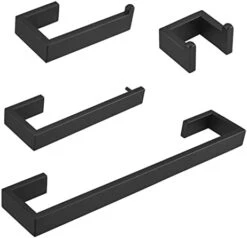 Four Piece Bathroom Accessories Set Stainless Steel Wall Mounted,Brushed Nickel Finished 25 Four Piece Bathroom Accessories Set Stainless Steel Wall Mounted,Brushed Nickel Finished -GENERIC Shop 31JucK62uPL. AC