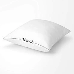 OTOSTAR Premium Waterproof Throw Pillow Inserts, Set Of 4 Water Resistant Square Form Cushion Stuffer For Bed Couch Decorative Outdoor Sofa Pillows Inserts White, 18x18 Inches -GENERIC Shop 31KFl0GcsDL