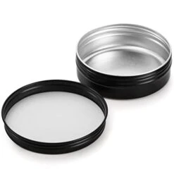 Foraineam 48 Pack 4 Oz Screw Lid Round Tins Aluminium Empty Tins Black Metal Candle Storage Tin Jars Spice Containers Travel Tin Cans 6 Foraineam 48 Pack 4 Oz Screw Lid Round Tins Aluminium Empty Tins Black Metal Candle Storage Tin Jars Spice Containers Travel Tin Cans -GENERIC Shop 31KIy5oohhL