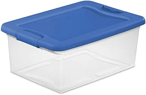 Sterilite 32-Quart Clear Stackable Latching Storage Box Container (24 Pack) 15 Sterilite 32-Quart Clear Stackable Latching Storage Box Container (24 Pack) - Image 15