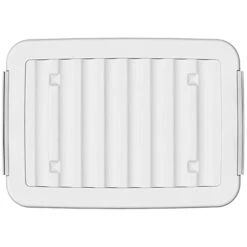 Cetomo 35L*6 Plastic Storage Box,Gray, Tote Box, Organizing Container With Durable Lid And Secure Latching Buckles, Stackable And Nestable, 6Pack, With Buckle -GENERIC Shop 31LEdvwmJcL