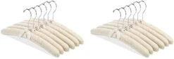 Whitmor Satin Pastel-Set Of 8 Padded Hanger, 8 Count, 1.50 X 15.63 X 7.0 Inches -GENERIC Shop 31LTBg2pxpL. AC