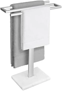 KES Hand Towel Stand With Marble Base, S-Shape Towel Rack Free Standing Hand Towel Holder For Bathroom Countertop SUS304 Stainless Steel Brushed Finish, BTH223-2 -GENERIC Shop 31Lld8wv5eL. AC
